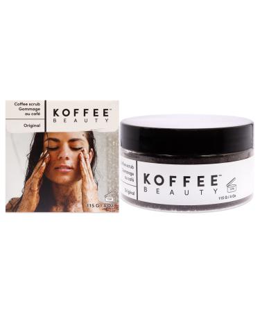 Koffee Beauty Original Coffee Scrub - Exfoliating Body And Face Scrub - Polish And Smooth Skin With Ease - Invigorate Senses With Original Fragrance Formula - For Naturally Radiant Skin - 4 Oz