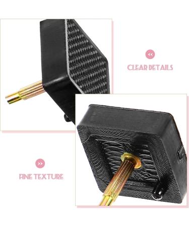 LIFKOME High Heel Replacement Tips - 2 Pairs Square Heel Repair Caps for Women - Black Shoe Repair Accessories 1.80x1.70 CM - Buy Online on GoSupps.com