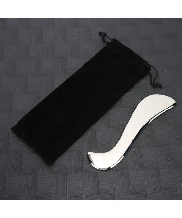 Verdant Touch Stainless Steel Gua Sha Tool - 20cm Body Scraping Board for Pain Relief & Massage - Buy Online on GoSupps.com
