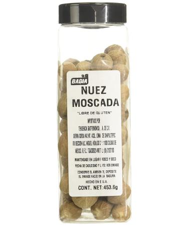 Badia Nutmeg Whole 16oz - Premium Quality Spice for Cooking and Baking - Buy Online on GoSupps.com