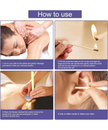 Earwax Candle Relax Mind 16pcs Ear Cleaning Candles Improve Sleep Health Care For Home - Buy Online on GoSupps.com