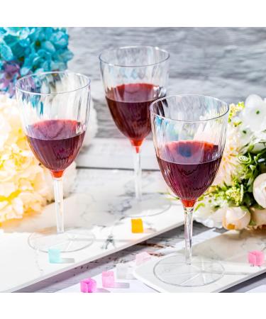 Potchen 32-Piece Clear Plastic Champagne Flutes - Disposable & Hard Plastic Wine Glasses for Wedding, Toasting & Daily Use - 8 oz - Buy Online on GoSupps.com