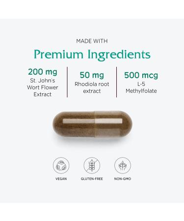 Vitanica Uplift Mood and Emotional Support Vegan 60 Capsules Uplift 60 Count (Pack of 1) - Buy Online on GoSupps.com