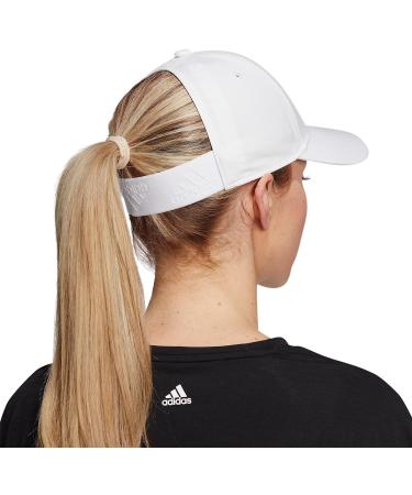 adidas Women's Backless Ponytail Hat - Adjustable Baseball Cap in Black/Grey - Buy Online on GoSupps.com