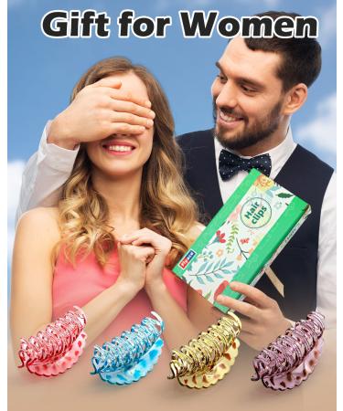 Fiyace Double Hold Hair Clips - 3.15 Inch Double Claw Clips for Thick or Thin Hair - 4PCS Set for Any Hairstyle - Buy Online on GoSupps.com