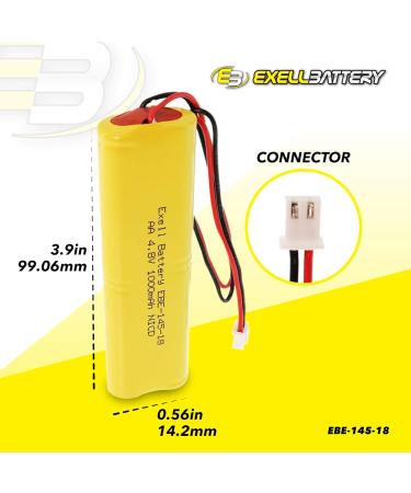 Buy Exell Emergency Lighting Battery for Lithonia D-AA650BX4 | Long-Lasting Replacement for Lithonia Models - Buy Online on GoSupps.com