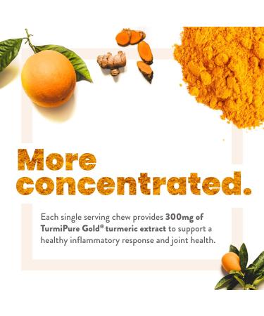 HumanN Turmeric Curcumin Chews Supplement - Orange Citrus Flavor | 30 Count - Buy Online on GoSupps.com
