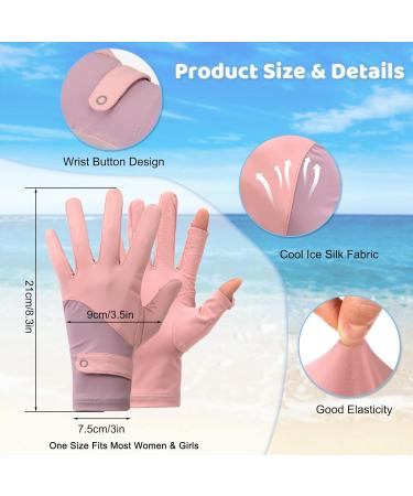 Newellsail Women s UV Sun Protection Full Finger Touchscreen Bicycle Gloves - Slipproof & Thin for Summer Golf & Fishing (2 Pairs) - Buy Online on GoSupps.com