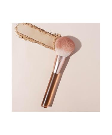 Real Techniques New Nudes Hazy Finish Powder Brush - Multiuse Makeup Brush for Blush Bronzer & Setting Powder - Soft Synthetic Bristles for Buildable Coverage - Buy Online on GoSupps.com