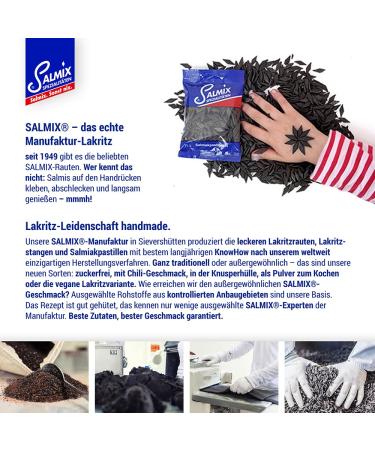 SALMIX Handmade Sugar-Free Ammonium Chloride Pastilles - 250g Pack | International Shipping Available - Buy Online on GoSupps.com