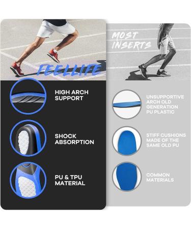 Plantar Fasciitis Relief Insoles - Arch Support Gel Inserts for Men & Women | Trim to Fit | Pain Relief Shoe Inserts - Buy Online on GoSupps.com