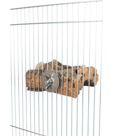 TRIXIE Bird Cage Accessories for Large Parakeets - Cork Landing Place with Screw Fastening (8x12 cm) - Durable & Easy to Install - Buy Online on GoSupps.com
