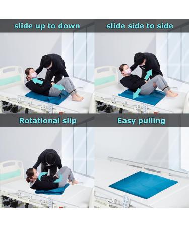 Lotchen Pipe Slide Tarpaulins for Patient Transfer | Sliding Tarpaulins for Elderly Care - 72x72cm (28 x28 ) Blue - Buy Online on GoSupps.com