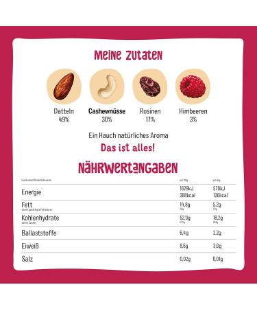 N kd Berry Delight Cold-Pressed Bars | 100% Natural Vegan & Gluten-Free Snacks | No Added Sugar | 18 x 35g | International Shipping Available - Buy Online on GoSupps.com