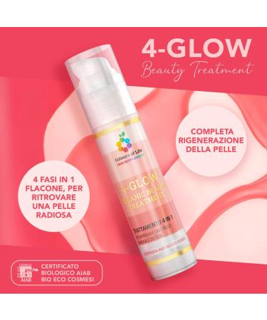  Optima Naturals 4-GLOW ORGANIC BEAUTY TREATMENT a 4-step treatment for radiant glowing skin 50 ml - Buy Online on GoSupps.com