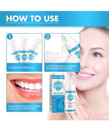 Dentifrice Mousse - 30 ml de dentifrice anti-taches naturelles pour dents sensibles - Dentifrices d tachants intensifs nettoie en profondeur blanchit les dents et combat la mauvaise haleine Pekoluta - Buy Online on GoSupps.com