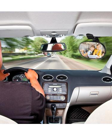 Buy 360 Swiveling Baby Car Mirror - Universal Back Seat Mirror for Safe Baby Travel | Shatterproof Design for All Cars - Buy Online on GoSupps.com