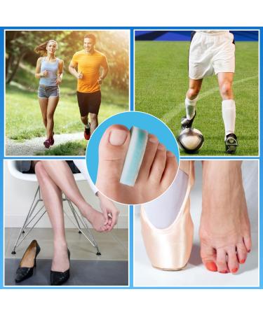 12-Pack Foam Toe Separator Toe Gasket for Overlapping Toes & Bunions - Reduces Friction, Relieves Pain - Blue - Buy Online on GoSupps.com