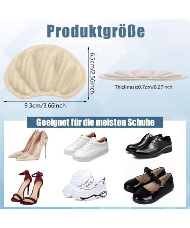 6 Pairs Heel Cushions - Self-Adhesive Heel Protection Pads for Men & Women | Anti-Friction Heel Pillows in Gray Black & Skin Colors - Buy Online on GoSupps.com