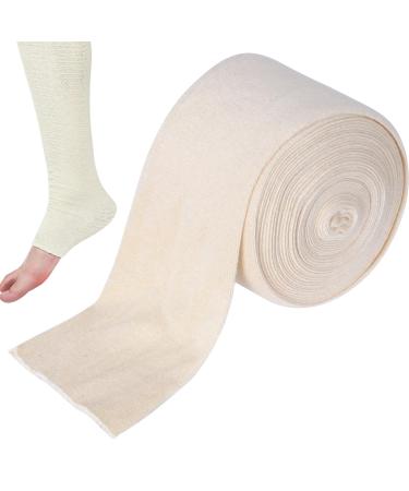 Tubular Bandage Reusable Support Bandage Stretch Eczema Bandage Washable Sport Bandages Unstretched Bandage for Large Knee Size D (3 Inch x 8.75 Yard) No stretch