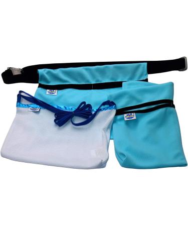 Mastectomy Drainage Pouch | Missbho Shower Pouch for Surgery Recovery | Lake Blue | International Shipping Available - Buy Online on GoSupps.com