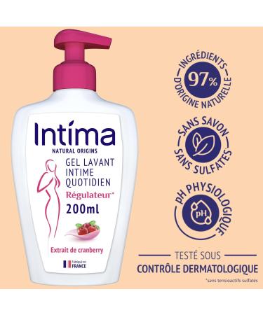Intima Natural Origins Intimate Gel - Active Regulator - 200 ml - Buy Online on GoSupps.com