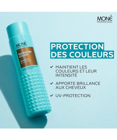 MON PROFESSIONAL Keratin Colored Hair Shampoo (2x300 ml) - Reactivation and Color Protection - Nourishes moisturizes and makes your hair shine - Buy Online on GoSupps.com