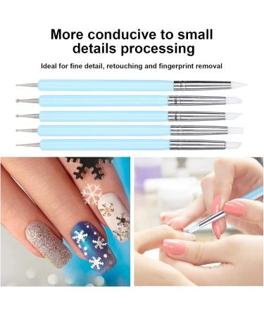 Moum Routes Clay Dot Tools 5-Piece Silicone Pen Set for Sculpting Nail Art Ceramic Crafts & Oil Painting - Buy Online on GoSupps.com