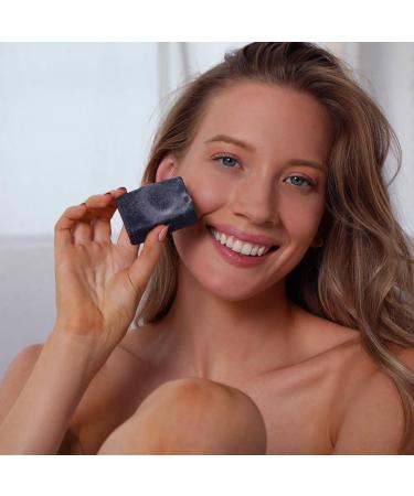 Charcoal Soap Sponge Set - Multi-Functional - Pack of 3 - Buy Online on GoSupps.com