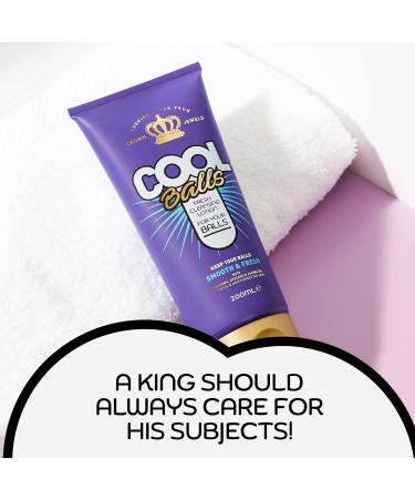Cool Balls Fresh Cleansing Lotion 200ml | Luxury Novelty Gift for Men | Moisturizing Formula with Aloe Vera, Avocado & Jojoba Oil | Funny Stocking Filler & Secret Santa Gift - Buy Online on GoSupps.com