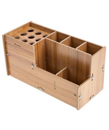 minkissy Hairdressing Scissor Stand Salon Organizers Storage Hair Stylist Shears Rack Hair Brush Holder Barber Scissor Holder