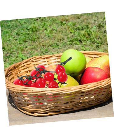 Ciieeo 2pcs String Simulated Cherry Tomatoes Fake Tomatoes Fruits Faux Cherry Tomatoes Ornament Plant Decorations Kid Toy Home Ornament Vegetable Pvc Child Red Small Tomatoes Redx2pcs 18X16CMx2pcs - Buy Online on GoSupps.com
