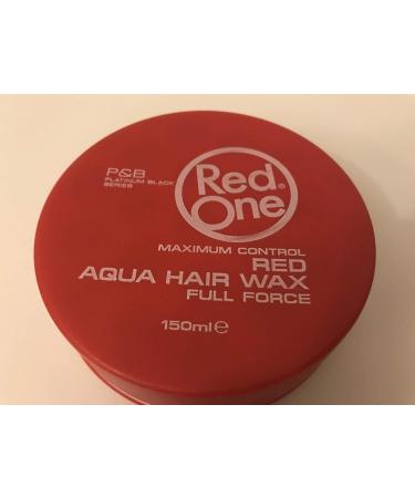RedOne Maximum Control Aqua Hair Gel Wax RED Full Force 150ml - Extra Strong Strawberry for Ultimate Hold | Buy Online Internationally - Buy Online on GoSupps.com