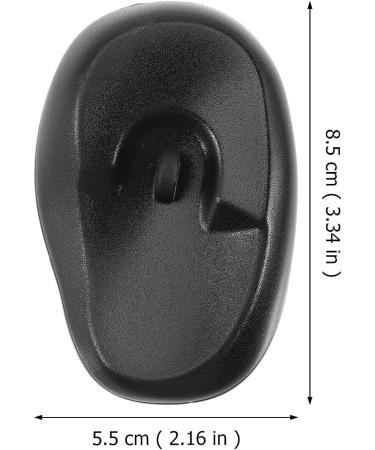 SHERCHPRY Hair Dye Ear Cover Earmuff - 8pcs Silicone Protector for Salon, Barber, Reusable Black Hair Coloring Ear Protectors - Buy Online on GoSupps.com