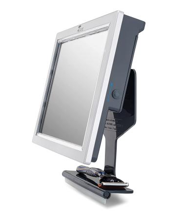 Deluxe LED Fogless Shower Mirror with Squeegee - Shower Mirror by ToiletTree Products - Buy Online on GoSupps.com