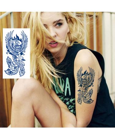 Semi-Permanent Waterproof Animal Temporary Tattoos - 12 Sheets with Wolf, Tiger, Lion, and Dragon Designs for Men, Women, and Kids - Buy Online on GoSupps.com