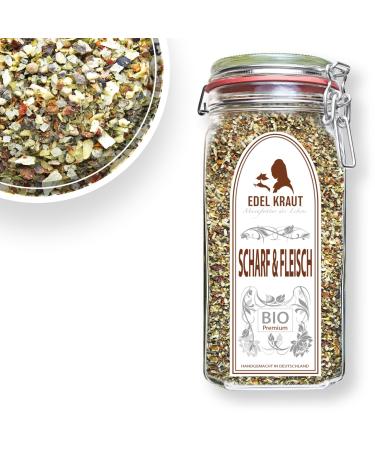 EDEL KRAUT Organic Hot & Meat Spices in Premium Glass - 125g | Gourmet Seasoning for Global Shipping - Buy Online on GoSupps.com