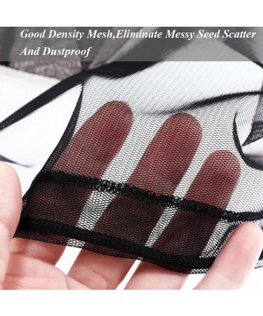 Adjustable Large Bird Cage Cover Seed Catcher for Parrot Macaw - Nylon Skirt Seed Guard - 2pcs - Buy Online on GoSupps.com