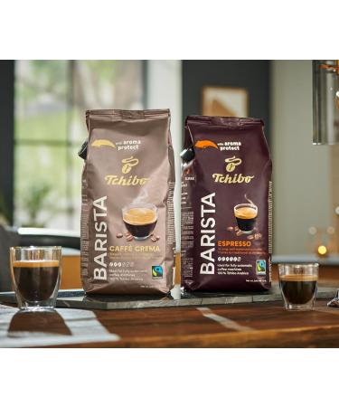  Tchibo Tchibo Barista Espresso Coffee 1kg 100% Arabica Dark Roasted Low Caffeine - Buy Online on GoSupps.com