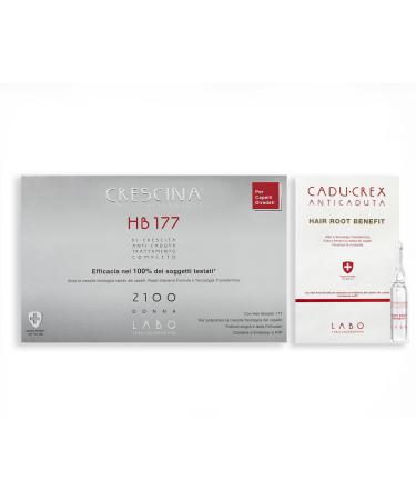 Labo Cosprophar Transdermic Follicular Islands HB 177 and Anti-Fall Complete Treatment for Women (20 + 20 Capsules Dosage 2100)