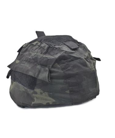 Jadedragon Camouflage Helmet Cloth/Helmet Cover The ACH/MICH Helmet One Size Black CP