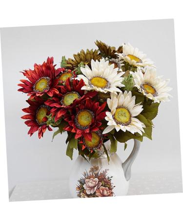 Cabilock Imitated Sunflower Bouquet 1pc Home Decor European Household Decoration European Style Sunflower Adornment Decorate - Buy Online on GoSupps.com