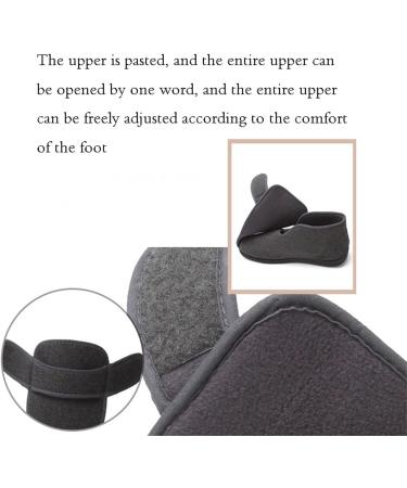 Yytcsjz Diabetic Edema Shoes | Elderly Outdoor Cozy Arthritis House Shoes | Comfy Warm | Black 26cm - Buy Online on GoSupps.com