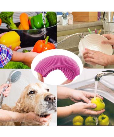 Silicone Bathing Brush - Gentle Shower Brush for Wet & Dry Use | Exfoliate Dead Skin & Improve Circulation | Ideal for Cellulite Massage - Buy Online on GoSupps.com