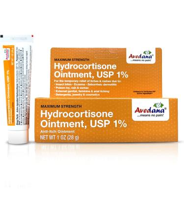 AVEDANA Relief Essentials Bundle - Glycerin and Bisacodyl Laxative Suppositories Hydrocortisone Ointment and Itch and Rash Cream - Complete Skin Care and Constipation Kit for Men and Women - Buy Online on GoSupps.com