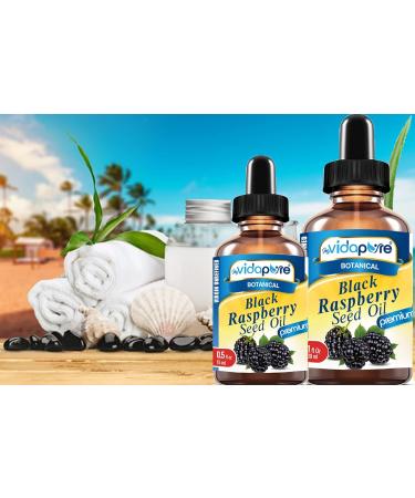 MYVIDAPURE BLACK RASPBERRY SEED OIL 100% Pure VIRGIN UNREFINED for Face, Body, Hair, Lip Care, Nails (1 Fl Oz) 1 Fl Oz (Pack of 1) - Buy Online on GoSupps.com