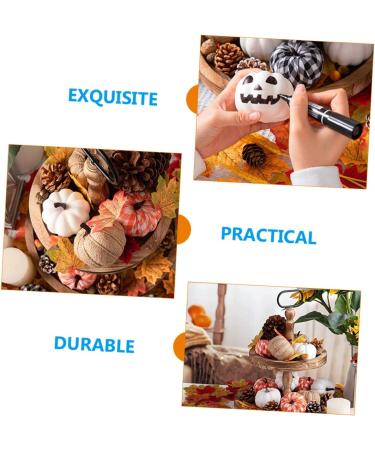 HOMSFOU 36 Pcs Artificial Pumpkin Pumpkin Model decorations Festival Pumpkin Decor decorate Environmental foam pumpkin ornaments artificial halloween set Scene Layout Pumpkin Decor reward - Buy Online on GoSupps.com