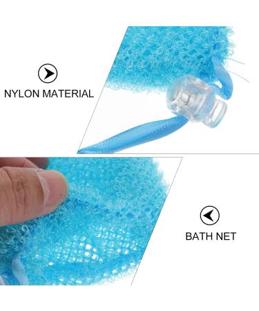 Exfoliating Soap Bag Pouch - Soft Body Scrubber with Drawstring for Bath & Shower | Soap Saver & Facial Cleaning Tool - Buy Online on GoSupps.com