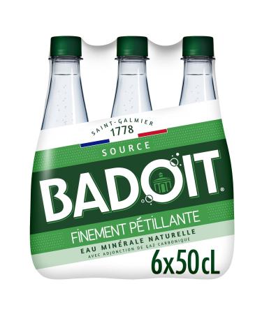 BADOIT Eau Min rale Naturelle Gazeuse P tillance Fine et Rafra chissante (Pack 6x50cL) - vendu par unit