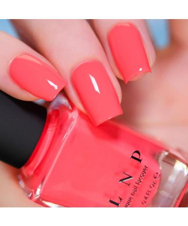 ILNP Summer Neon Coral Pink Cream Nail Polish - 0.40 Fl Oz (Pack of 1) - Buy Online on GoSupps.com